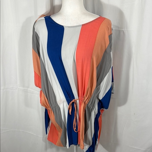Marimekko Multicolor Striped Tunic Top/Mini Dress - Picture 1 of 8